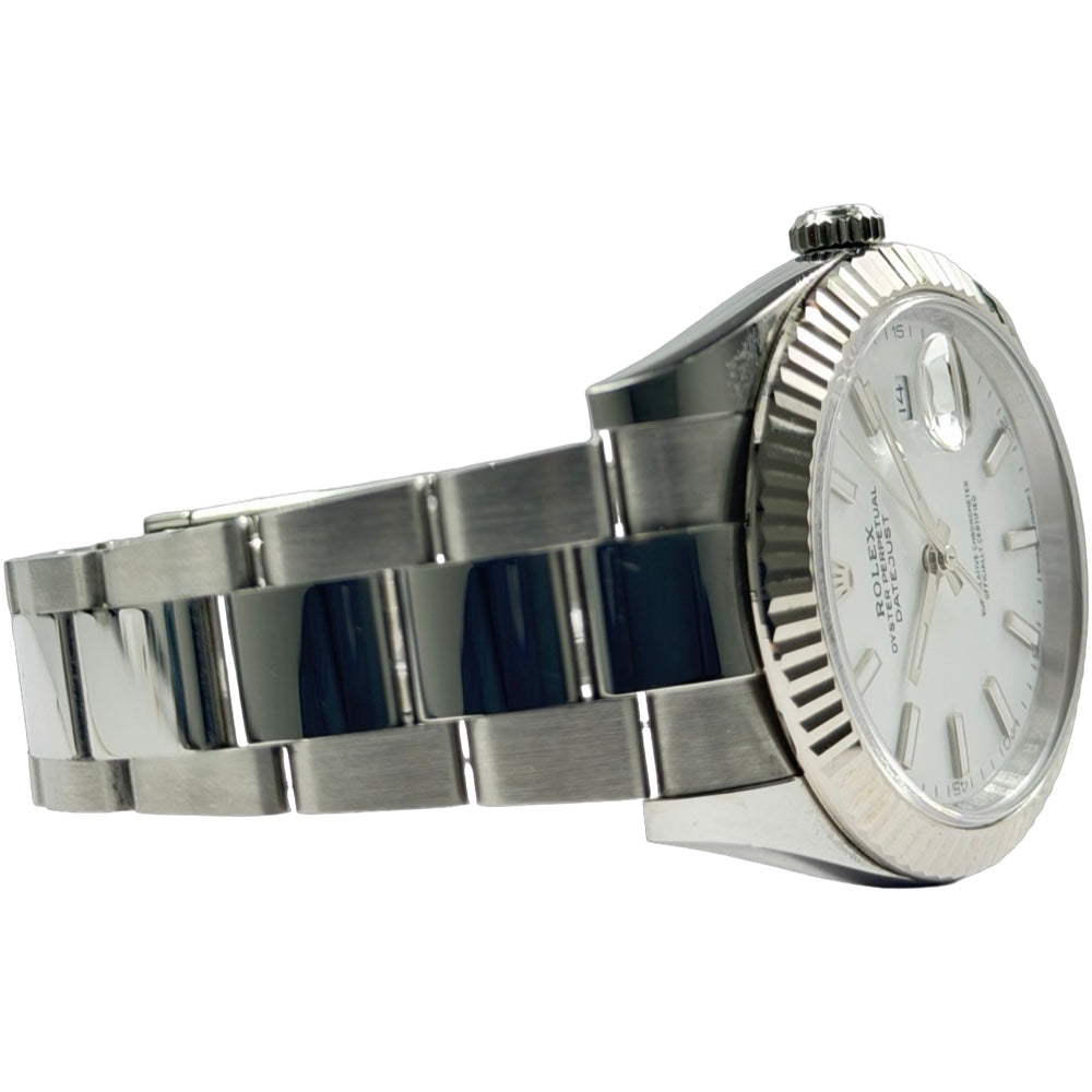 Rolex Datejust 41 weiss - 126334