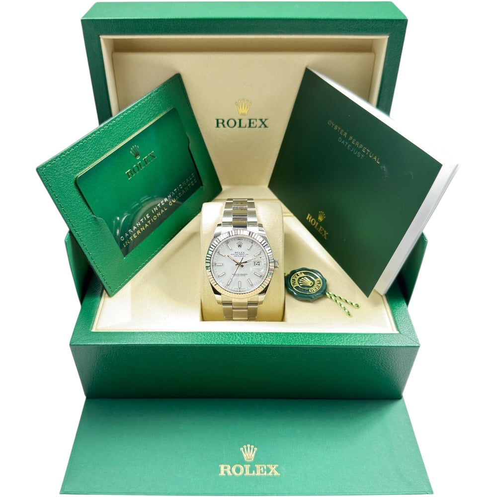 Rolex Datejust 41 weiss - 126334
