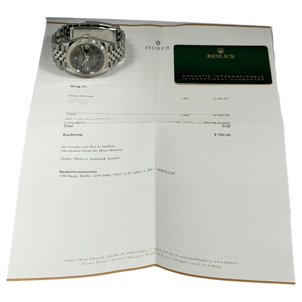 Rolex Datejust "Wimbledon" 36 - 126234