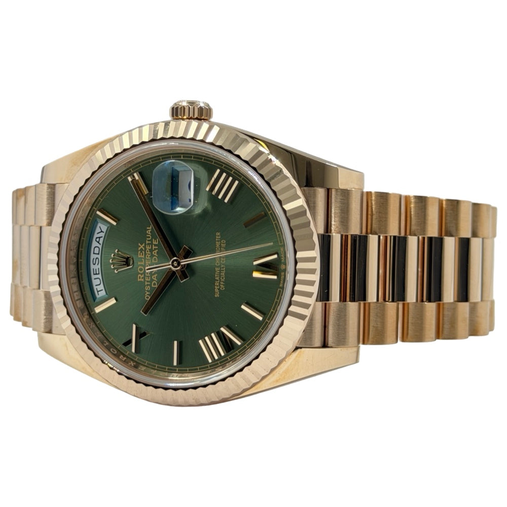 Rolex Day-Date Olive Dial - 228235