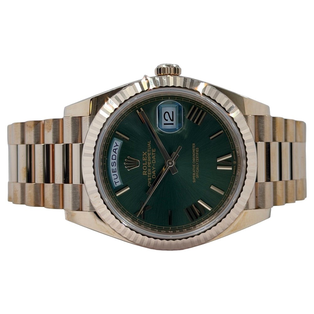 Rolex Day-Date Olive Dial - 228235