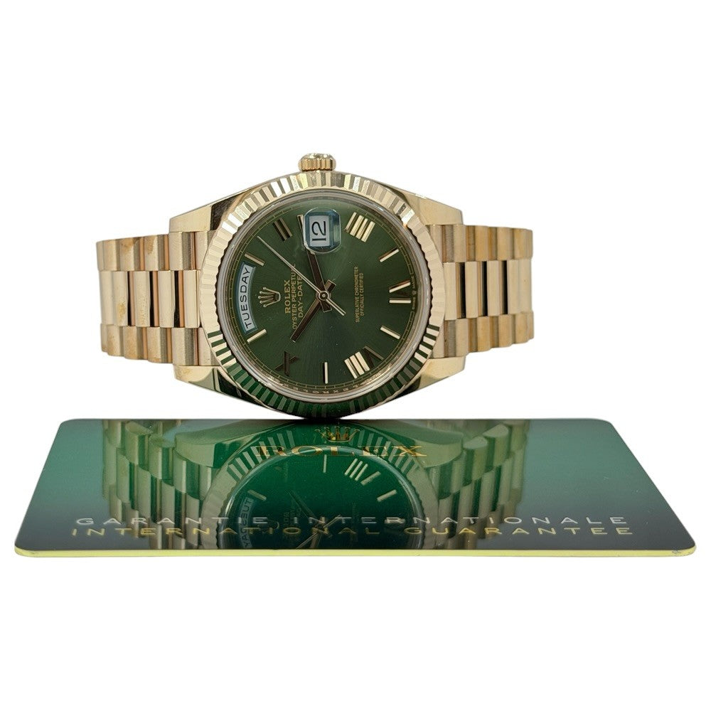 Rolex Day-Date Olive Dial - 228235