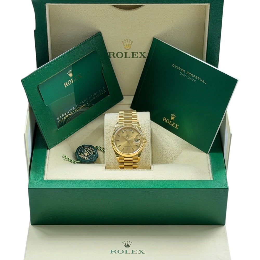 Rolex Day-Date President Champagner 36 - 128238