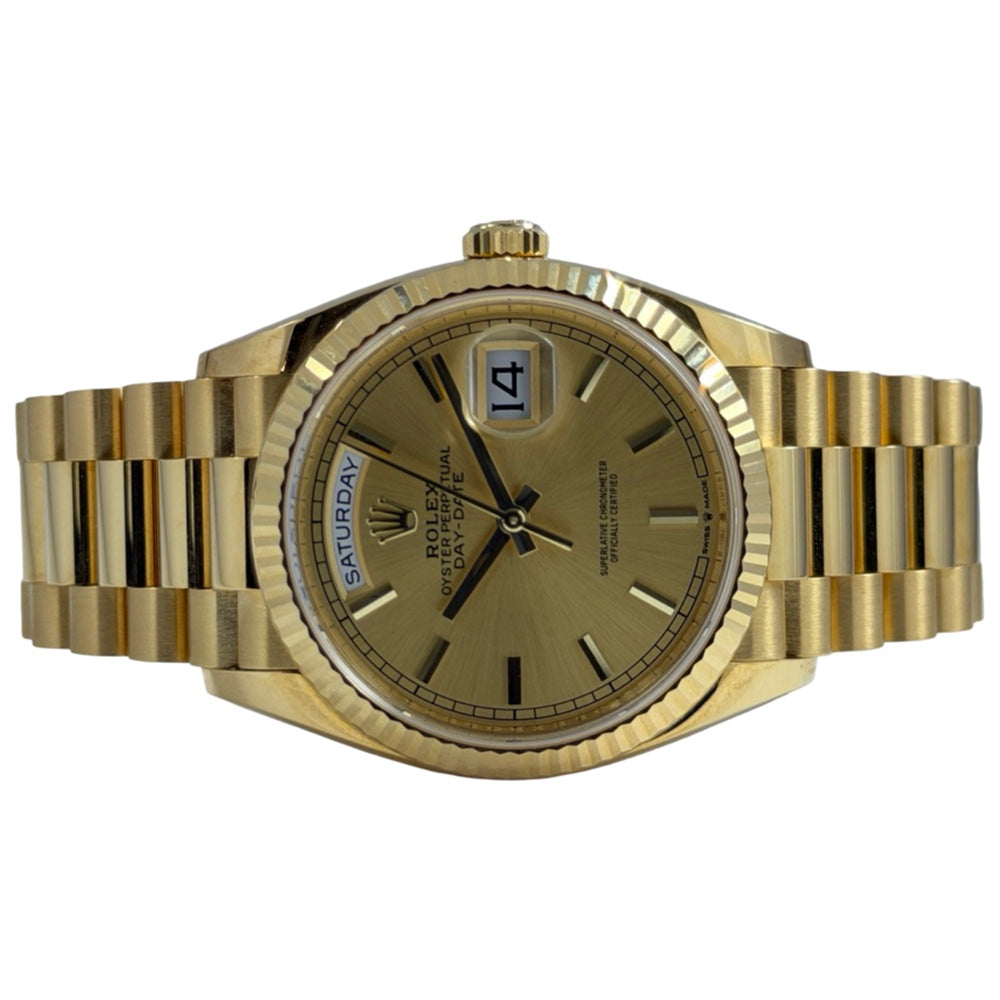 Rolex Day-Date President Champagner 36 - 128238