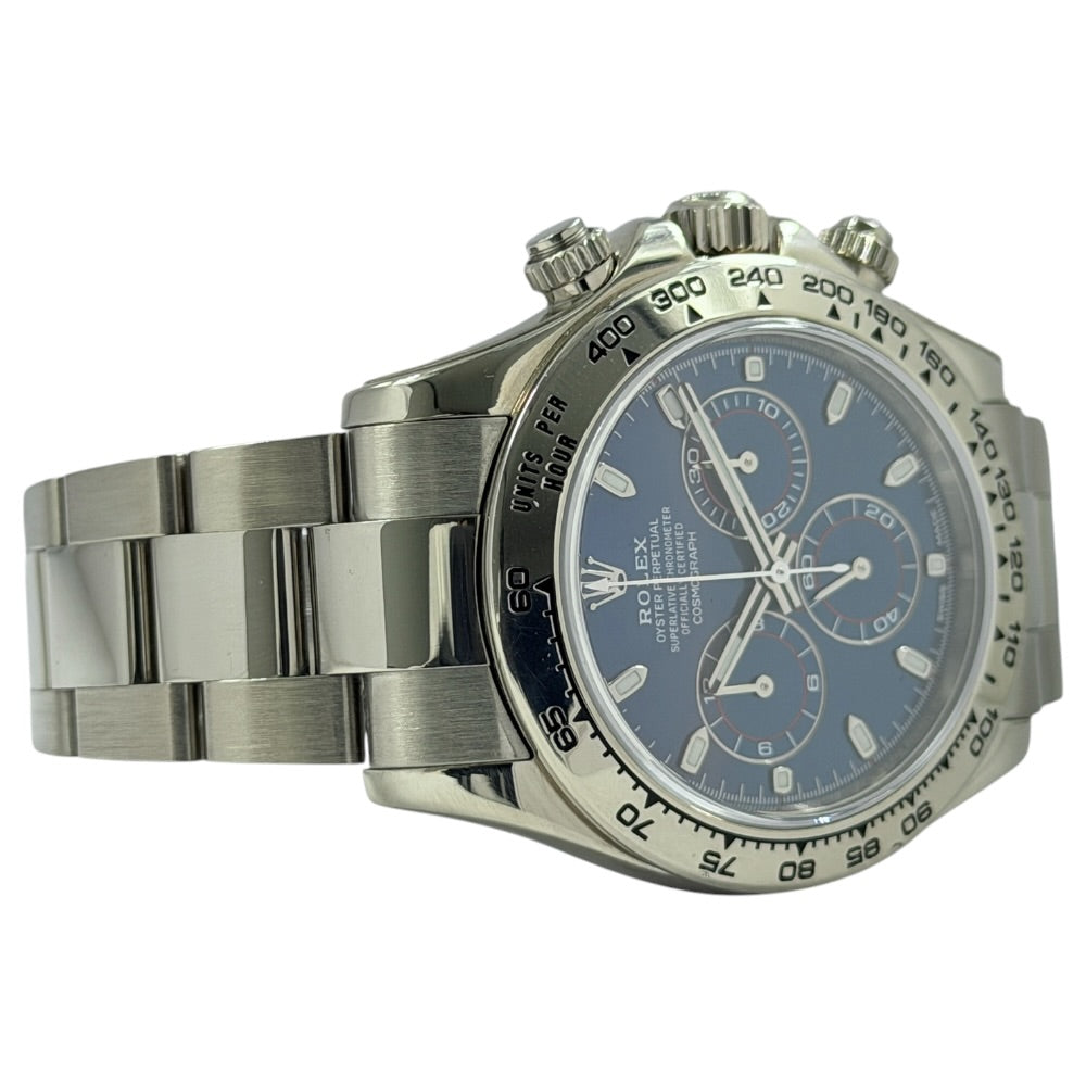 Rolex Daytona Weissgold blau - 116509