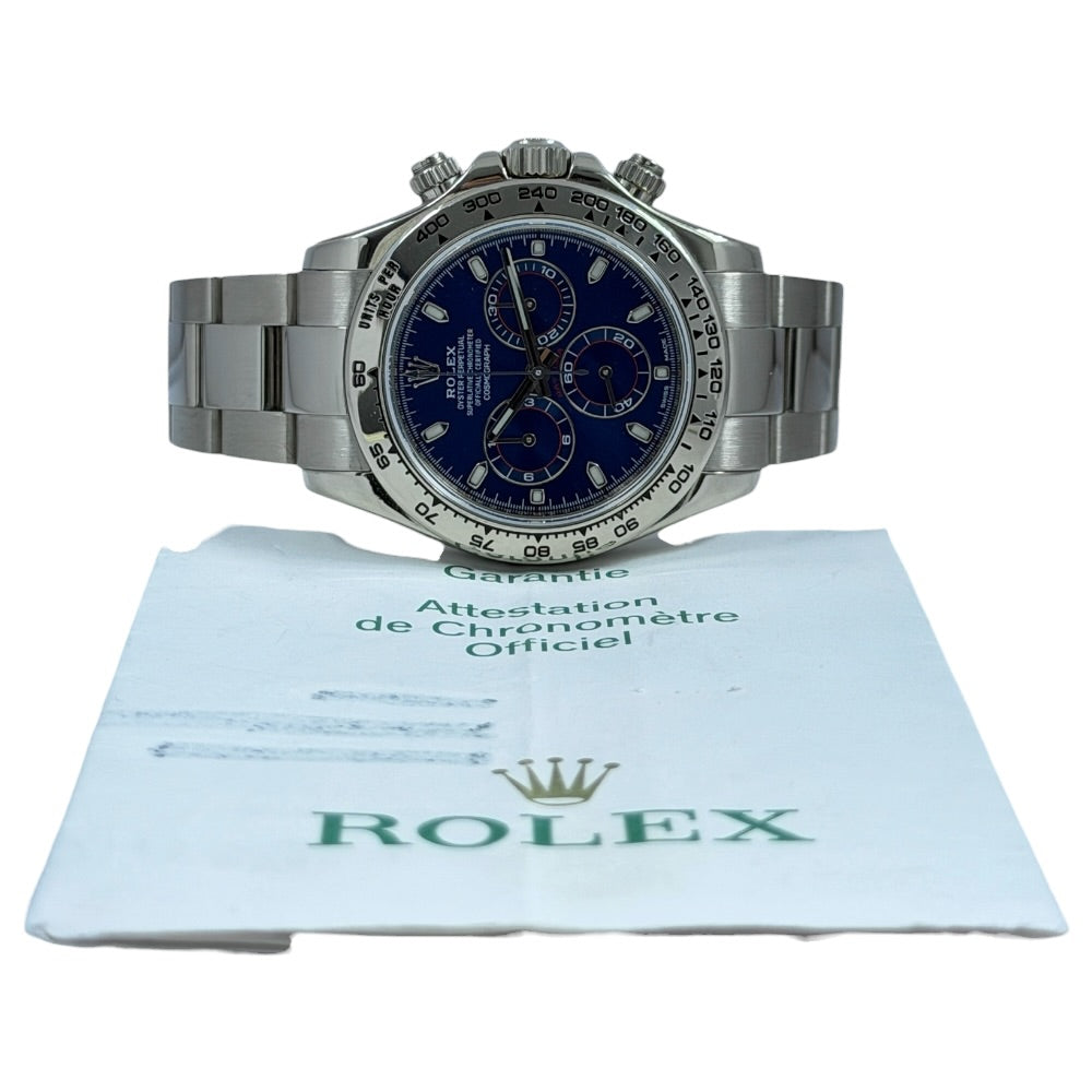 Rolex Daytona Weissgold blau - 116509