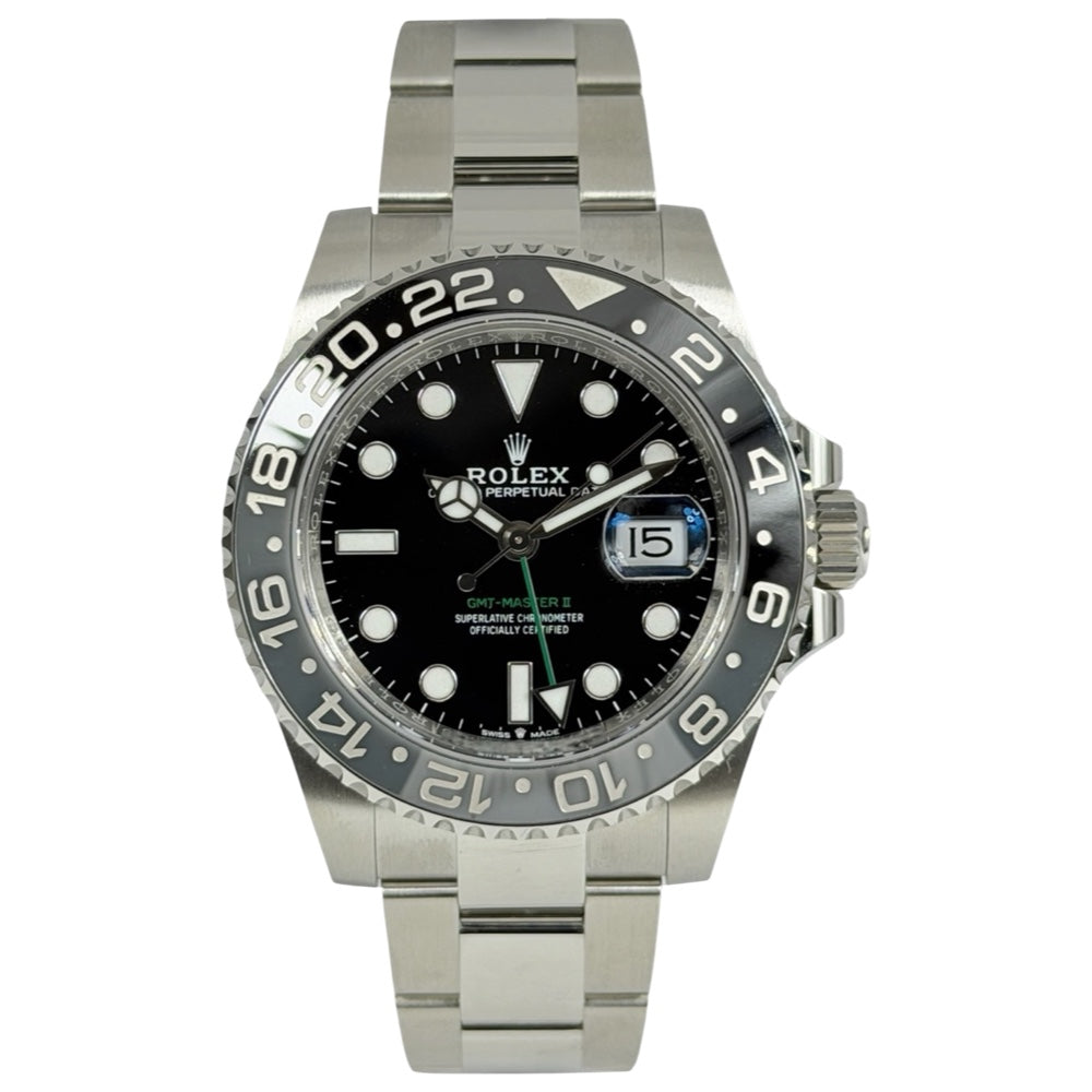Rolex GMT-Master II "Bruce Wayne" - 126710GRNR auf Stargold.ch erhältlich.