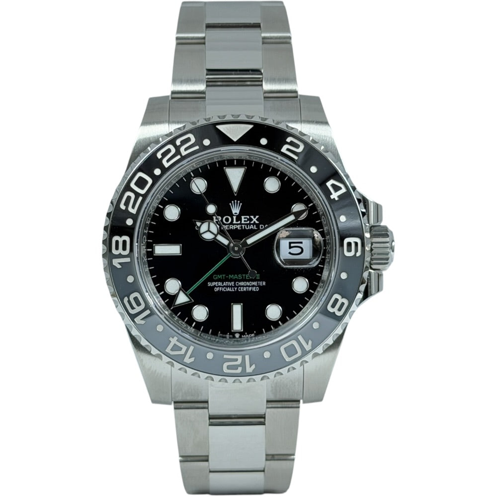 Rolex GMT-Master II "Bruce Wayne" - 126710GRNR auf Stargold.ch erhälltich.