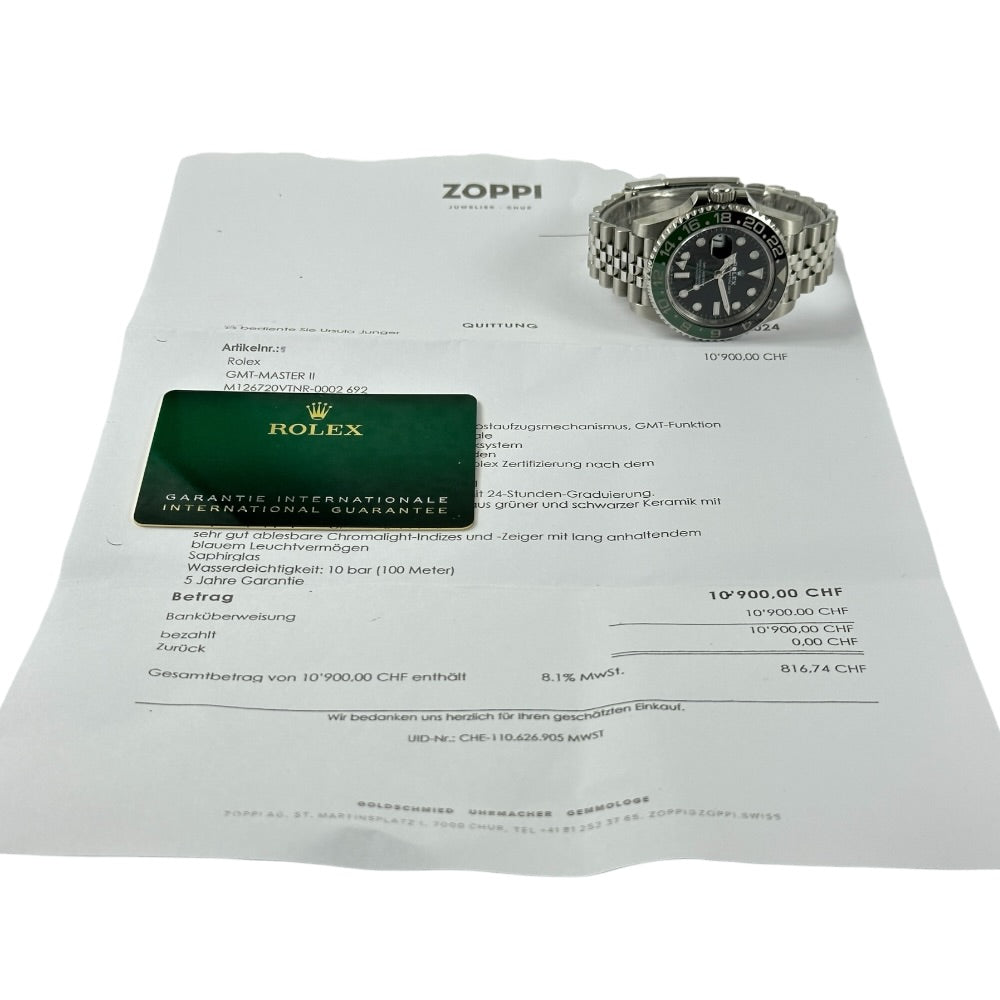 Rolex GMT-Matser II Sprite - 126720VTNR