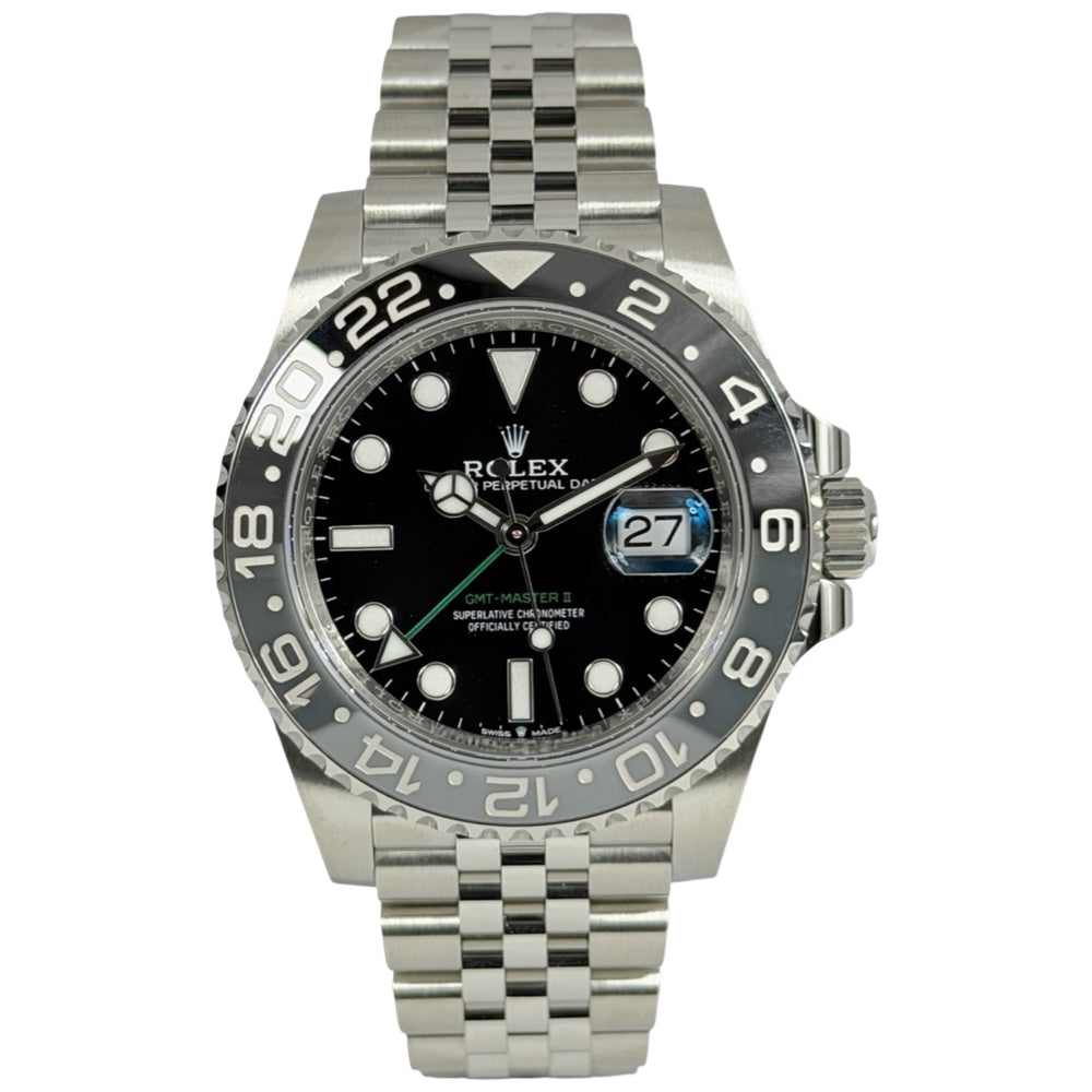 Rolex GMT Master II "Bruce Wayne" - 126710GRNR auf Stargold.ch erhältlich.