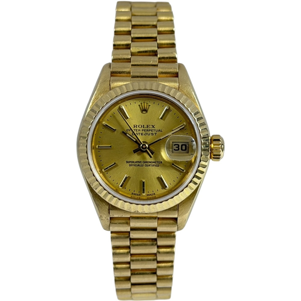 Rolex Lady-Datejust 26mm Gelbgold - 79178 auf Stargold.ch erhältlich.