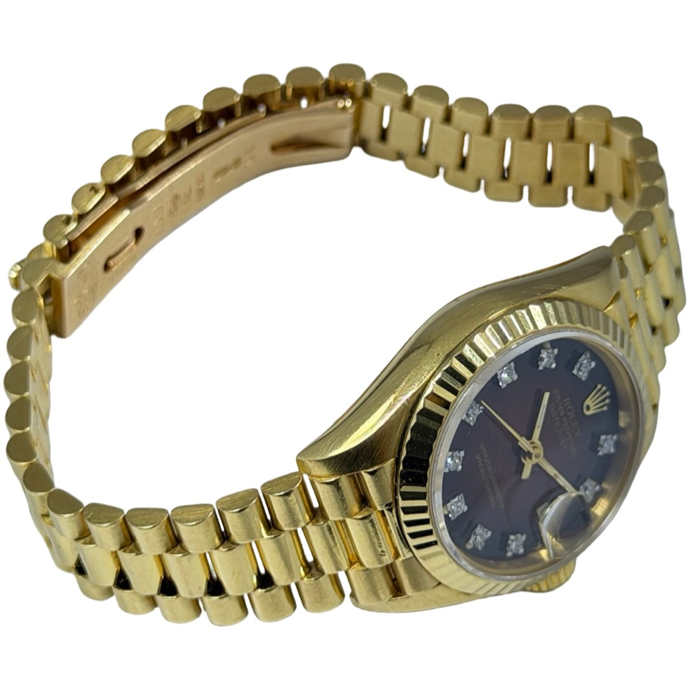 Rolex Lady-Datejust Ombre Rot 26 - 69178