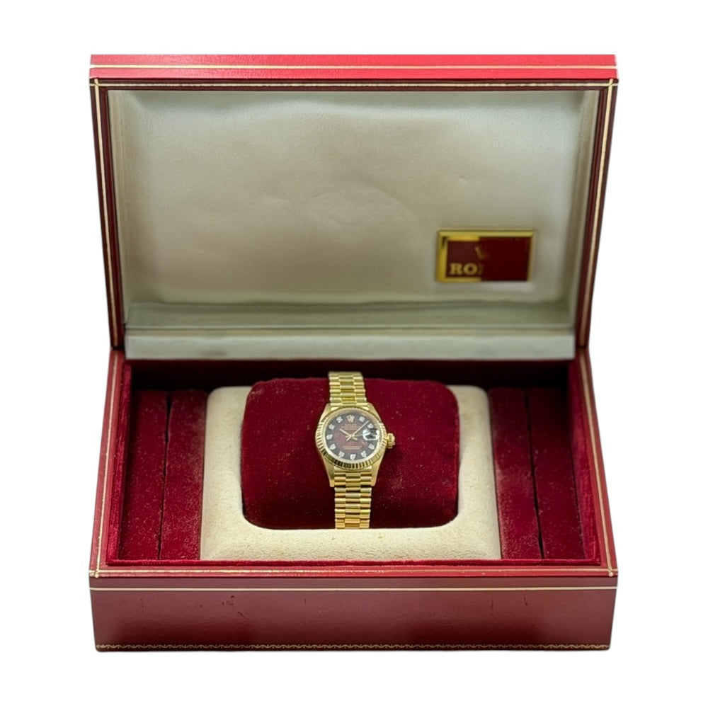 Rolex Lady-Datejust Ombre Rot 26 - 69178