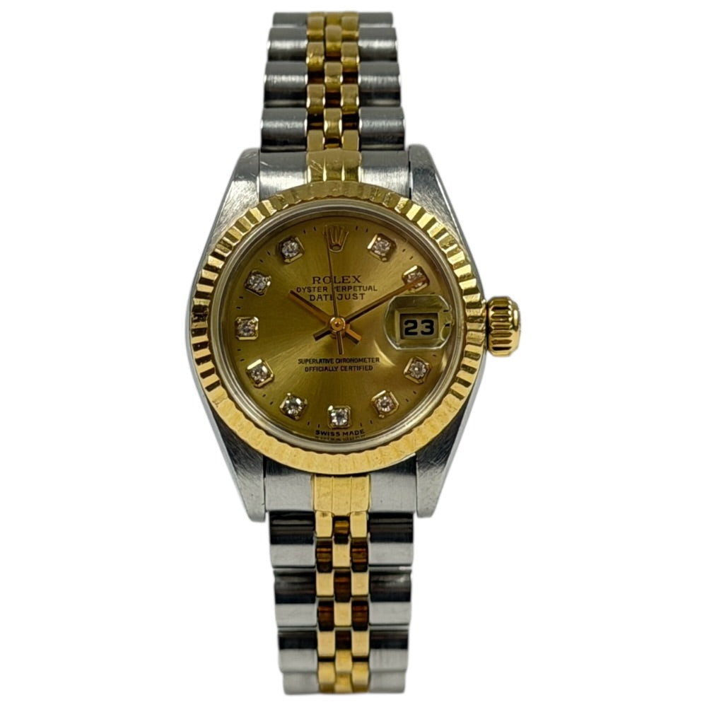Rolex Lady Datejust Bicolor mit Diamanten - 69173 auf Stargold.ch erhältlich.