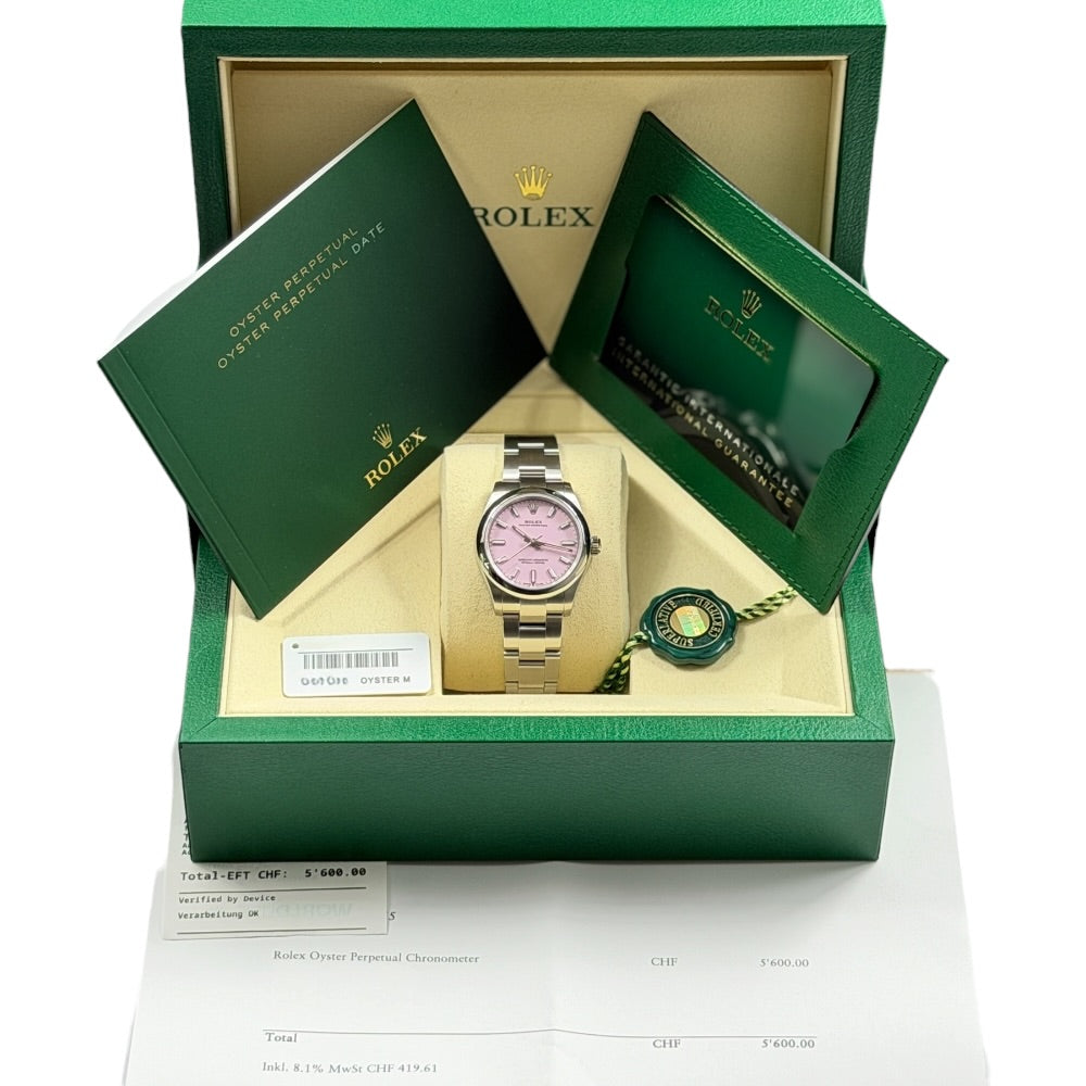 Rolex Oyster Perpetual 31 "Candy Pink" - 277200