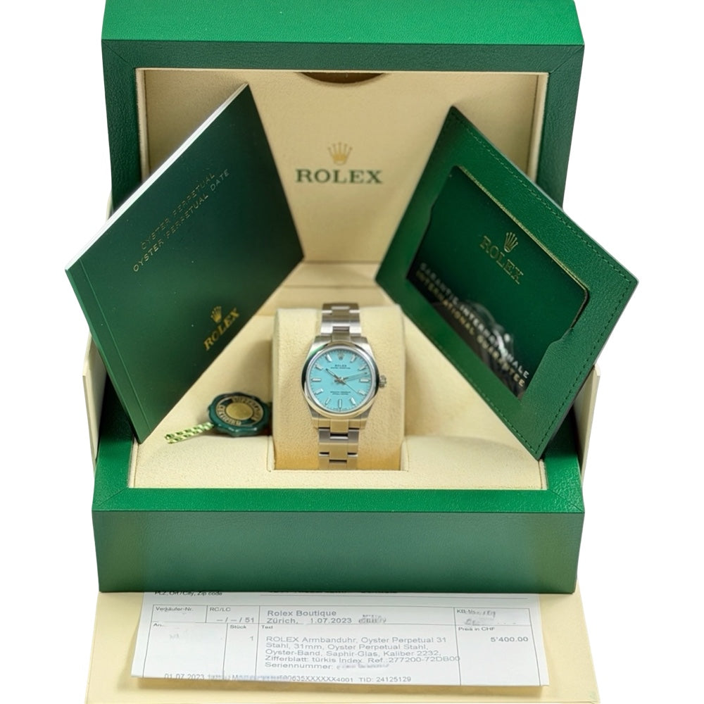 Rolex Oyster Perpetual 31 Tiffany - 277200