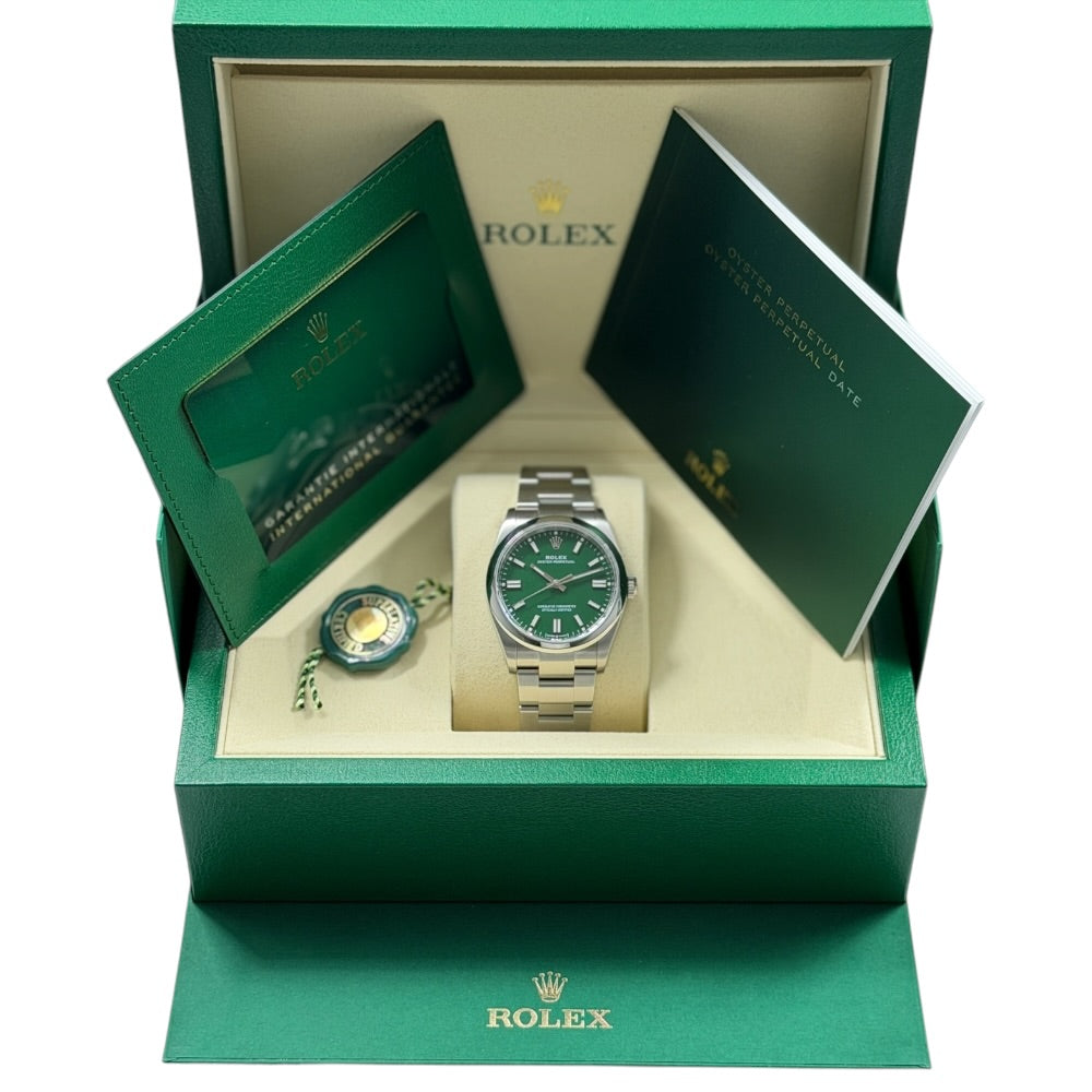 Rolex Oyster Perpetual 36 grün - 126000