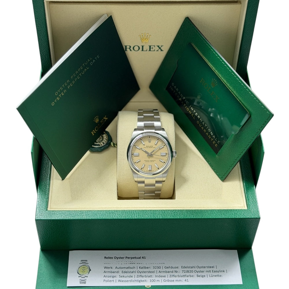Rolex Oyster Perpetual 41 Beige - 134300