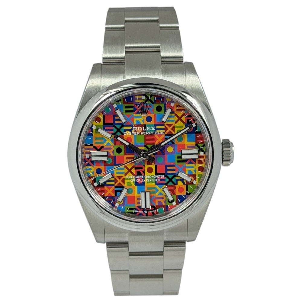Rolex Oyster Perpetual 41 Jubilee Motif Dial - 134300 auf Stargold.ch erhältlich.