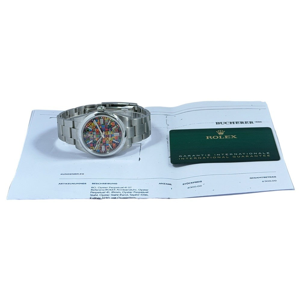 Rolex Oyster Perpetual 41 Jubilee Motif Dial - 134300