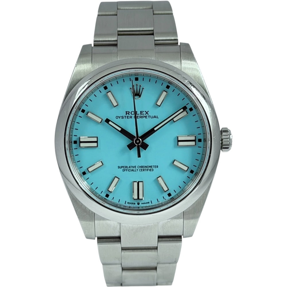 Rolex Oyster Perpetual 41 Tiffany - 124300 auf Stargold.ch erhältlich.