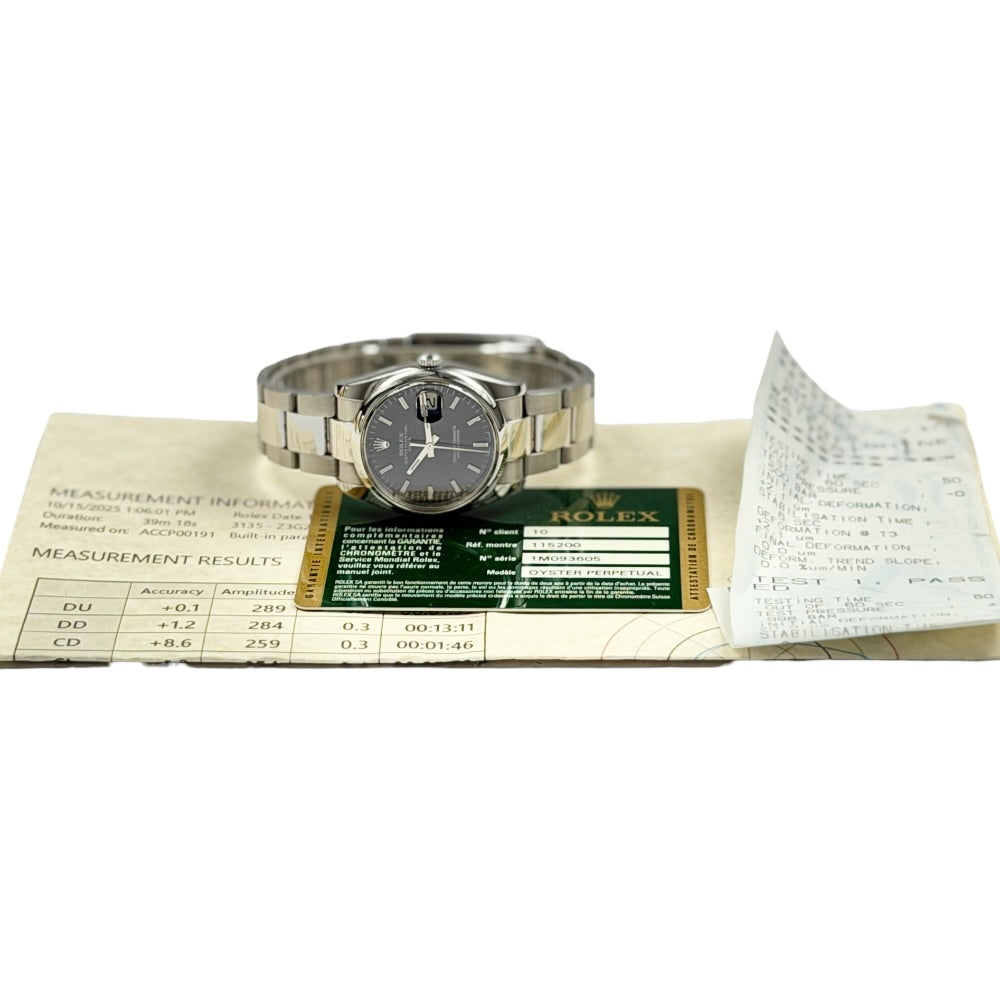 Rolex Oyster Perpetual Date - 115200