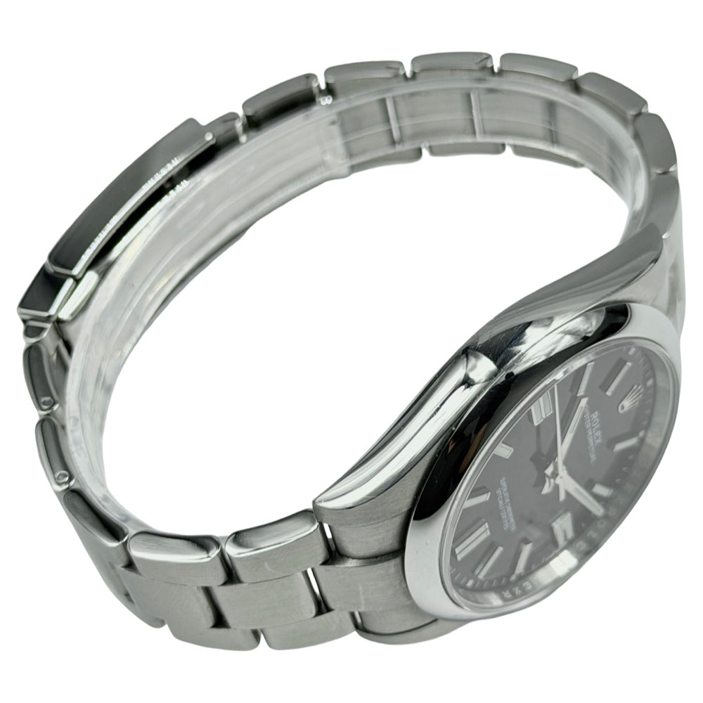 Rolex Oyster Perpetual Schwarz 41 - 124300