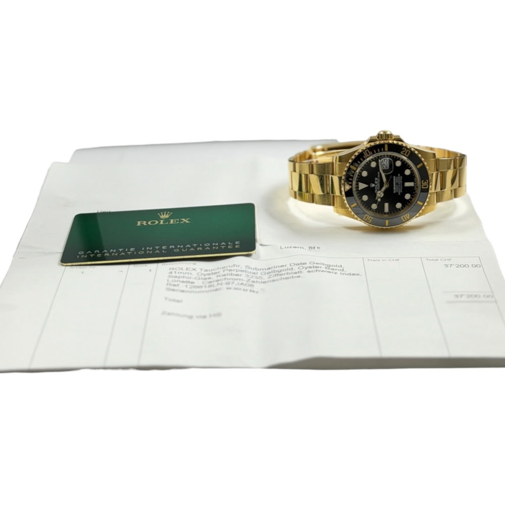 Rolex Submariner Date 18K Gold - 126618LN