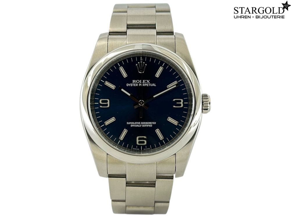 Rolex Oyster Perpetual 36 Blau - 116000