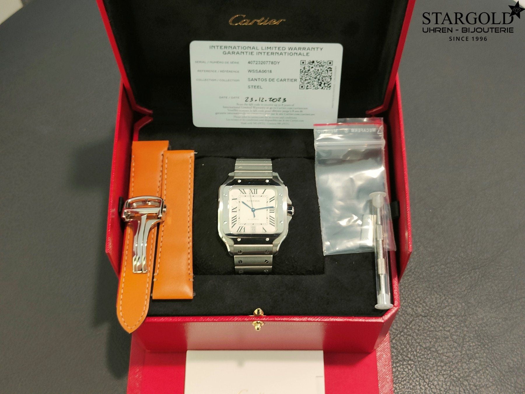 Cartier Santos White - WSSA0018