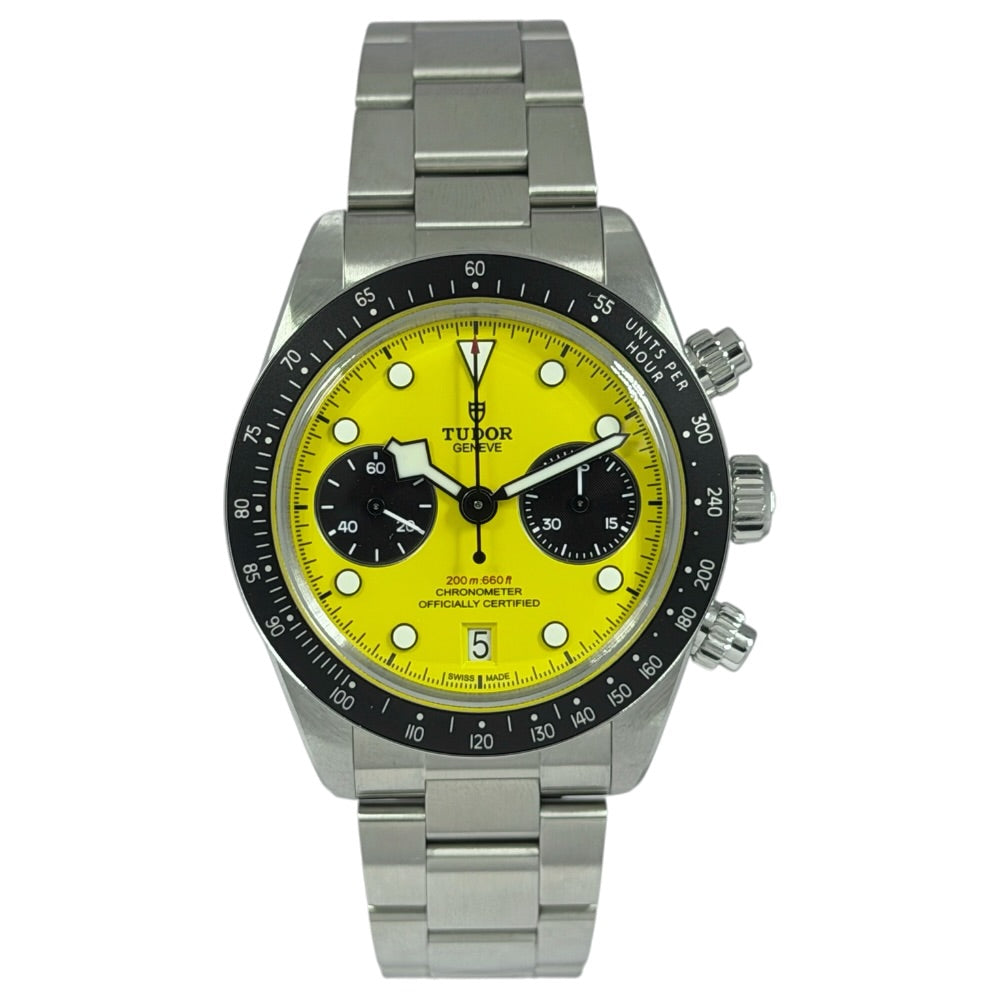 Tudor Black Bay Chrono 39 Bumbelbee - 79310N auf Stargold.ch erhältlich.