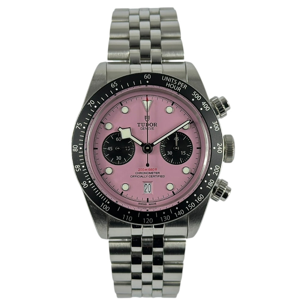 Tudor Black Bay Chrono Flamingo - 79360N-0019 auf Stargold.ch erhältlich.