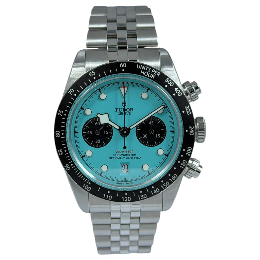 Tudor Black Bay Chrono Flamingo blue - 79360N-0024 auf Stargold.ch erhältlich.