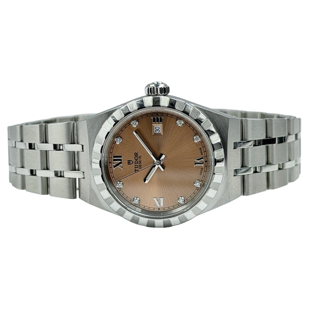 Tudor Royal Pink mit Diamanten - 28300