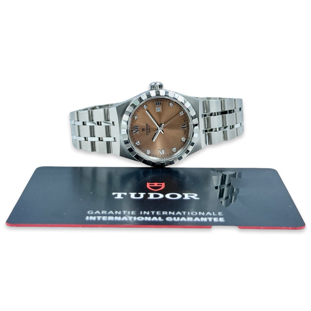 Tudor Royal Pink mit Diamanten - 28300