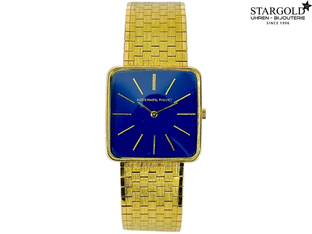Audemars Piguet 18K Gold Vintage - rare-blue dial auf Stargold.ch erhältlich.