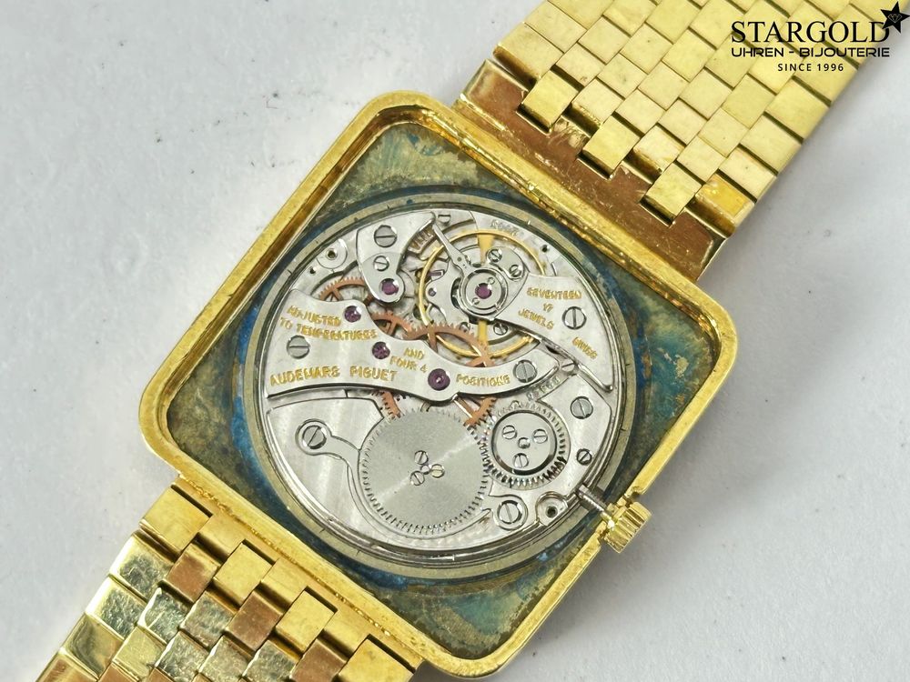 Audemars Piguet 18K Gold Vintage - rare-blue dial