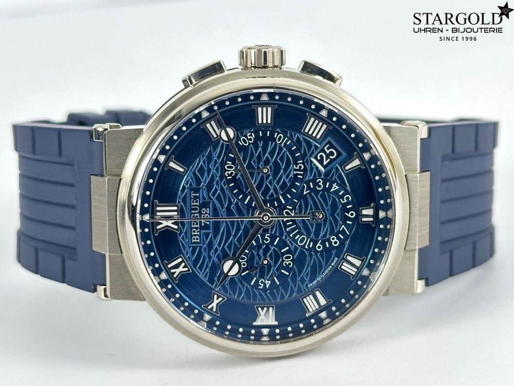 Breguet Marine Chronograph 18K Weissgold - 5527