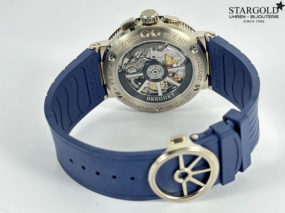 Breguet Marine Chronograph 18K Weissgold - 5527