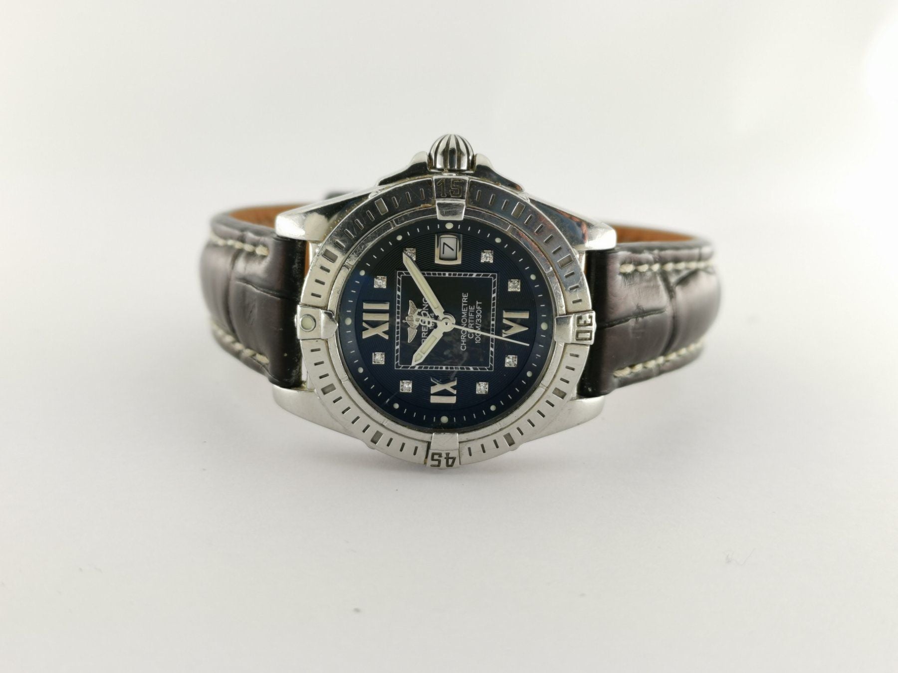 Breitling Galactic 32 with diamonds