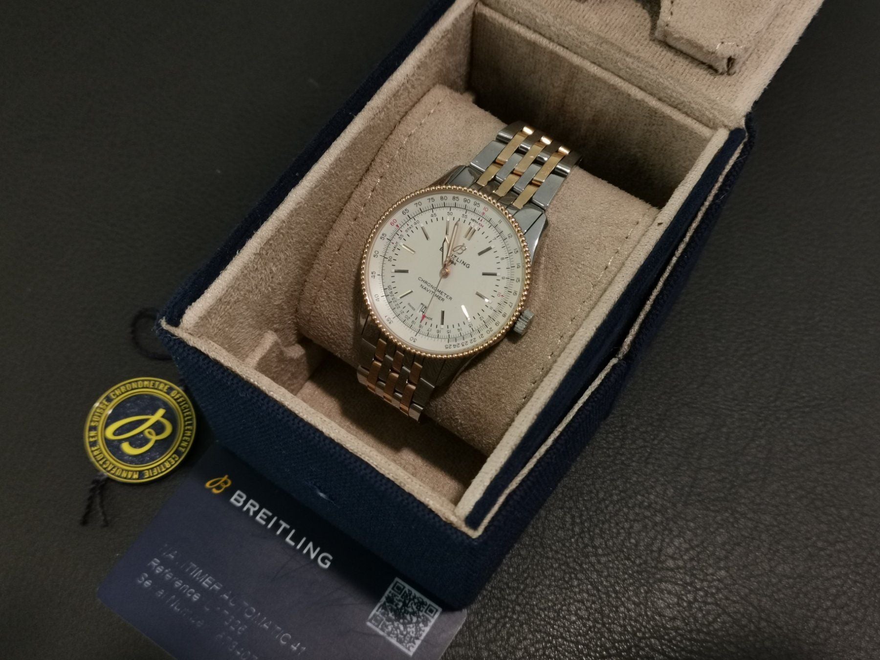 Breitling Navitimer Automatic 41 Stahl/Gold