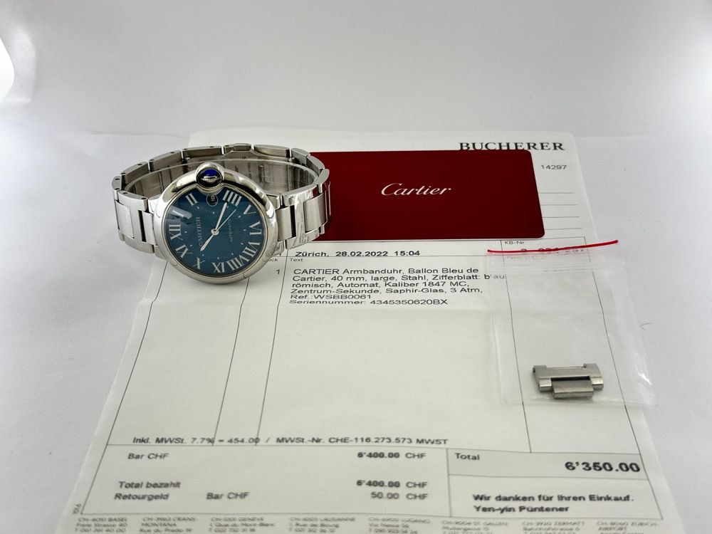 Cartier Ballon Bleu - WSBB0061