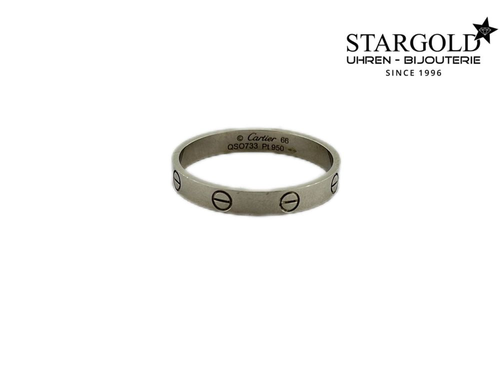 Cartier Love Ring aus 950er Platin - QSO733