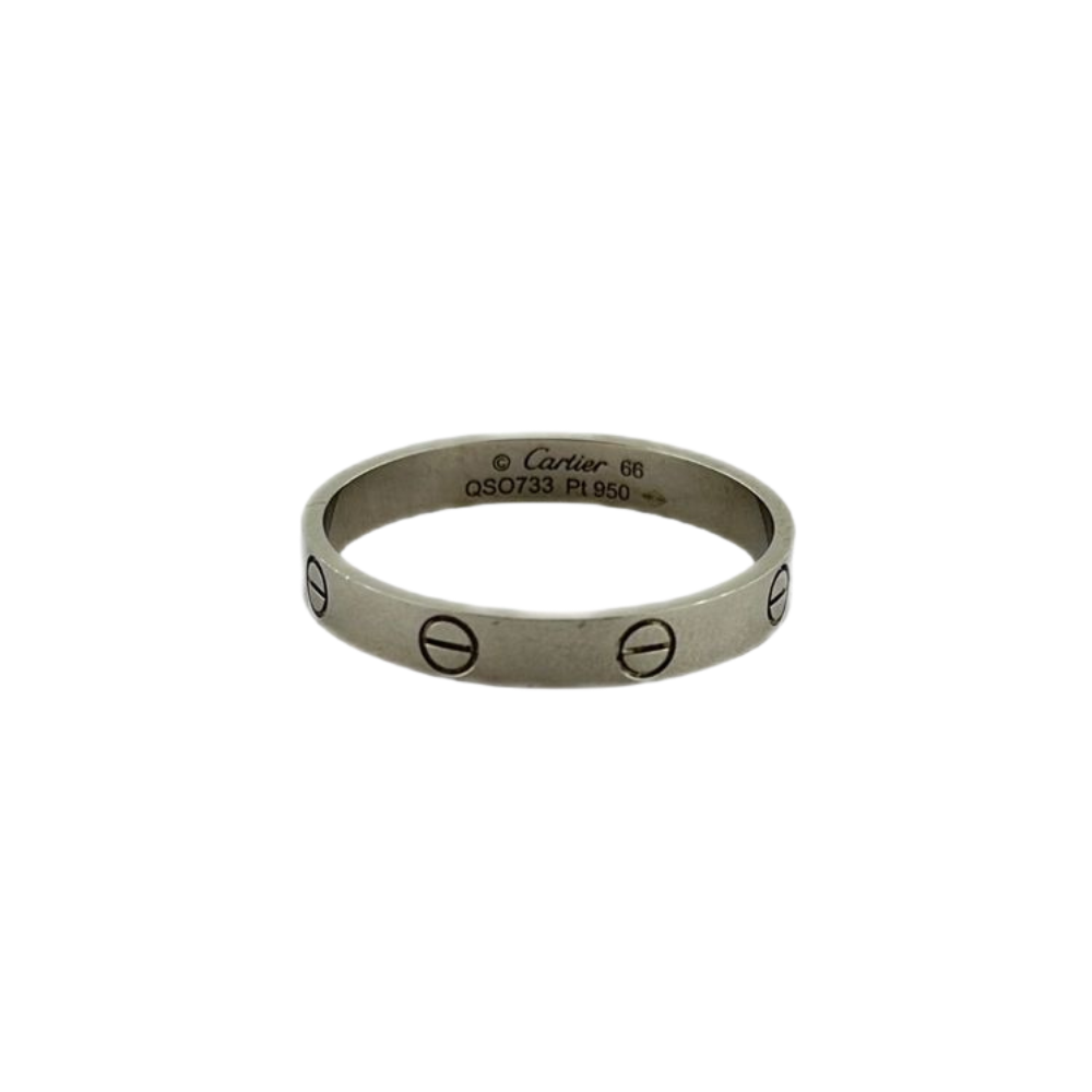 Cartier Love Ring aus 950er Platin - QSO733