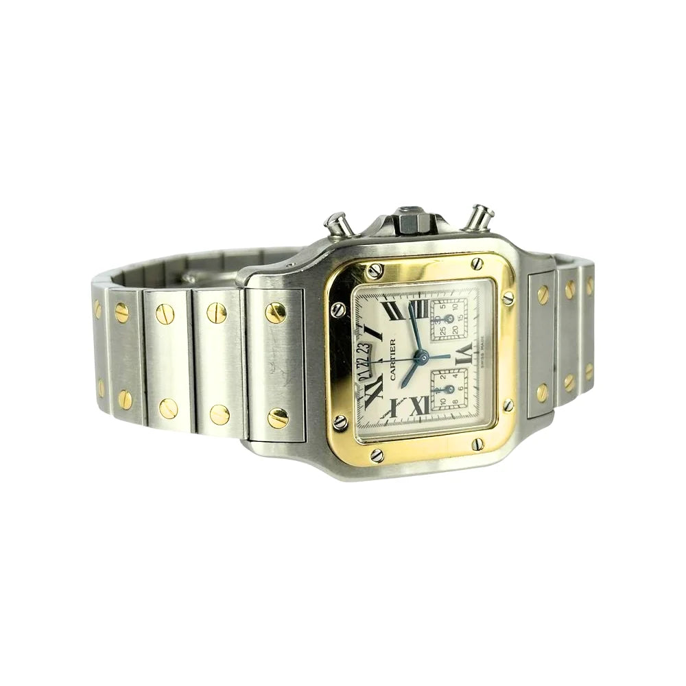 Cartier Santos Galbée Chronograph Gebrauchte Herren- & Damenuhr - 2425
