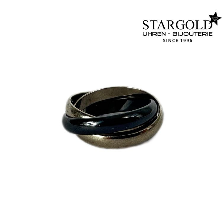 Cartier Trinity Ring, Keramik, klassisches Modell - UI1535