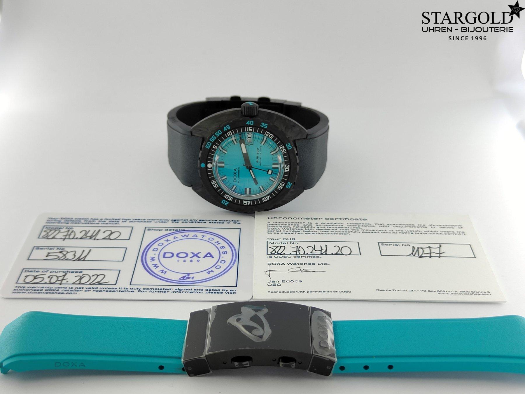 Doxa Sub 300 Aquamarine - 822.70.241.20