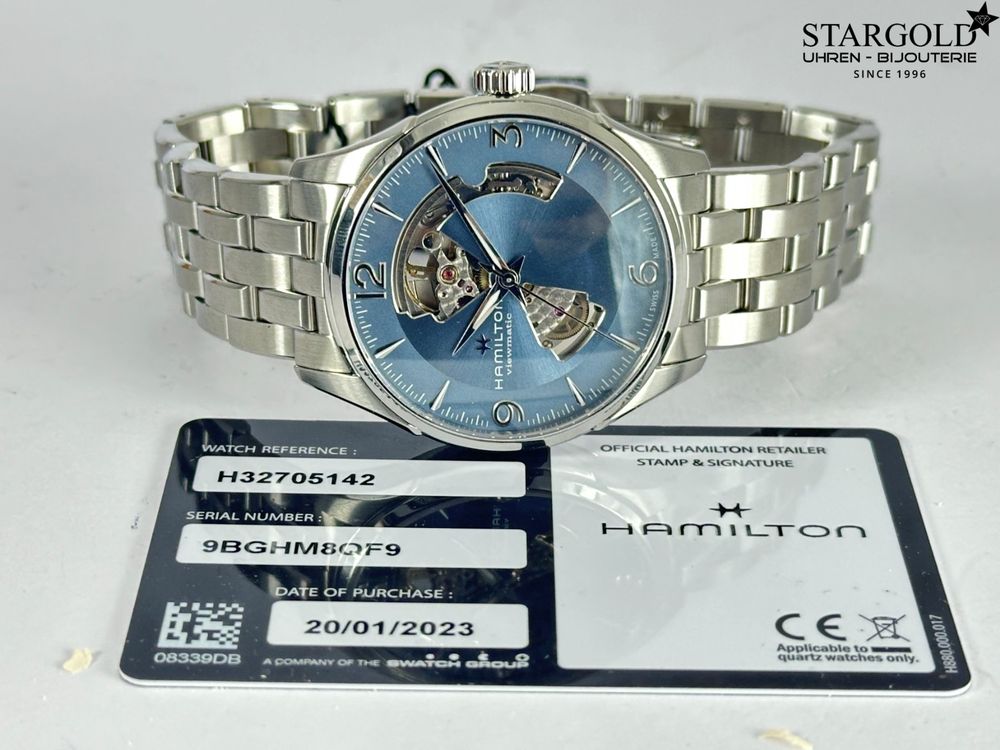 Hamilton Jazzmaster Open Heart - H32705142