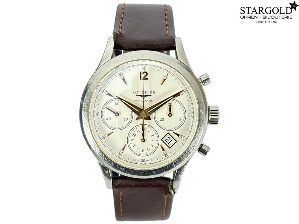 Longines Column-Wheel Chronograph - L2.750.4.76.2 auf Stargold.ch erhältlich.