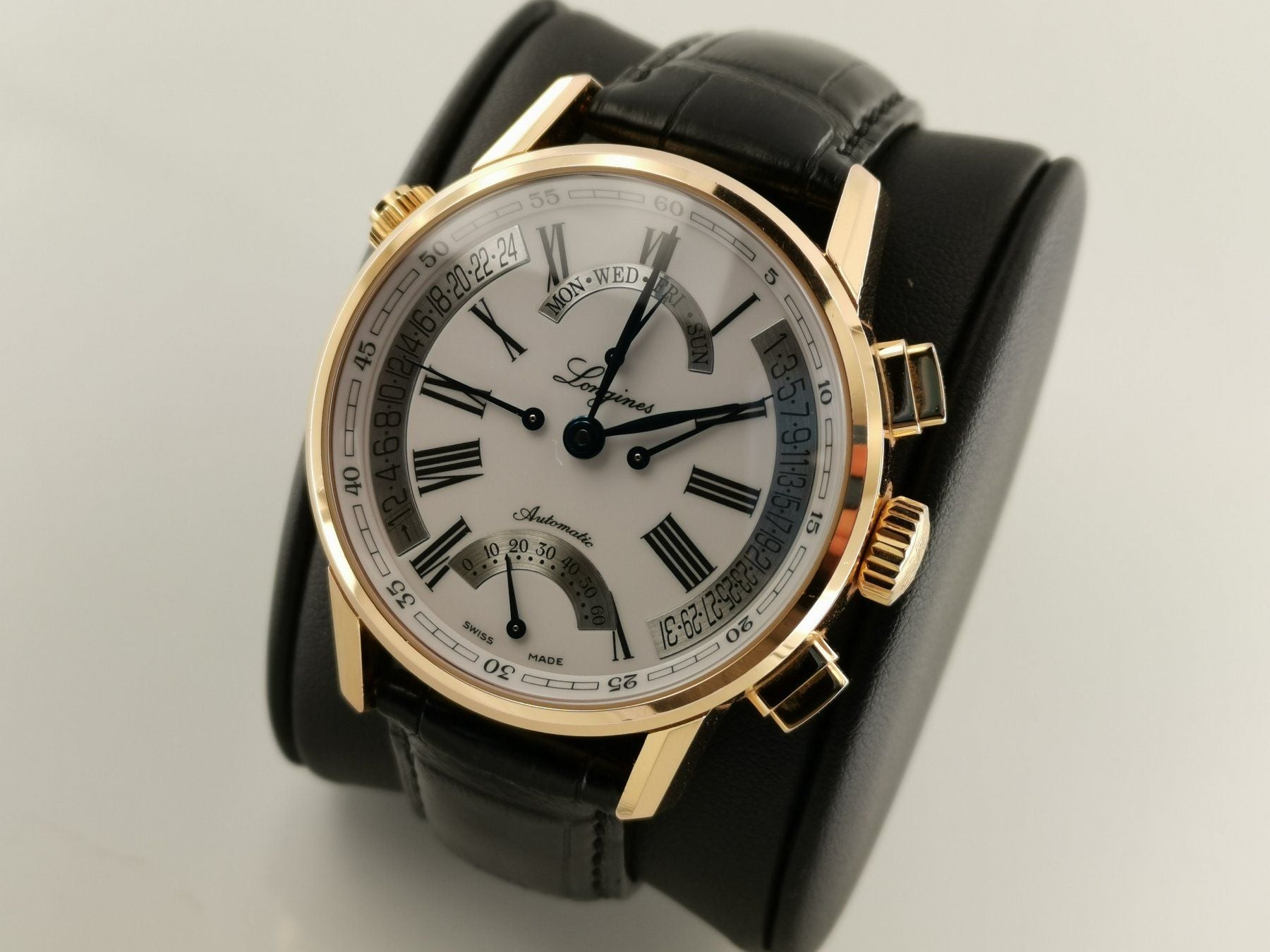 Longines Heritage Retrograde 18K Gold